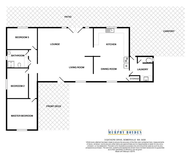 Floorplan of Homely house listing, 3 Gatacre Drive Somerville, Kalgoorlie WA 6430