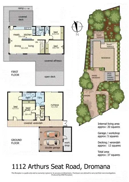 Floorplan of Homely house listing, 1112 Arthurs Seat Road, Dromana VIC 3936
