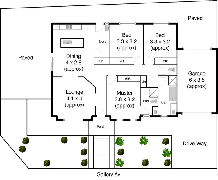 Floorplan of Homely house listing, 40 Gallery Avenue, Melton West VIC 3337