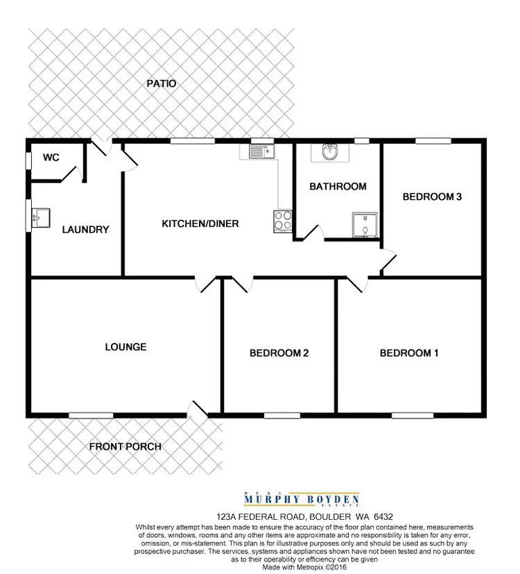 Floorplan of Homely house listing, 123A Federal Road, Boulder WA 6432