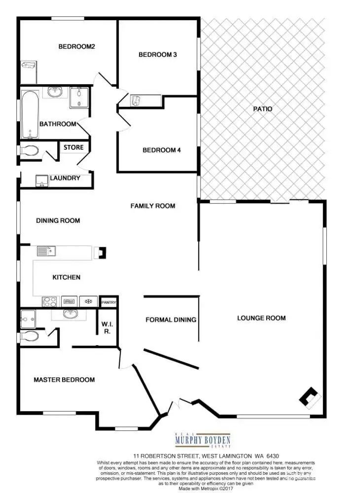 Floorplan of Homely house listing, 11 Robertson Street, West Lamington WA 6430