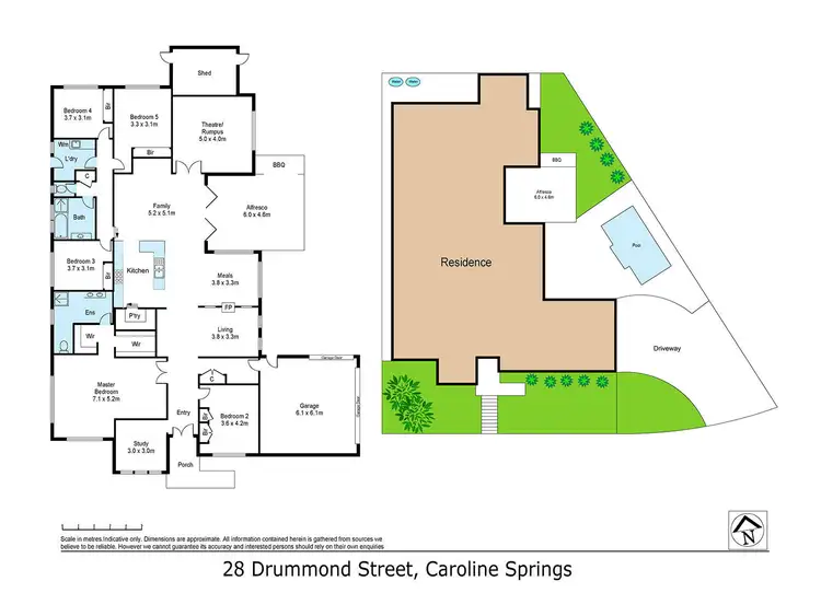 Floorplan of Homely house listing, 28 Drummond Street, Caroline Springs VIC 3023
