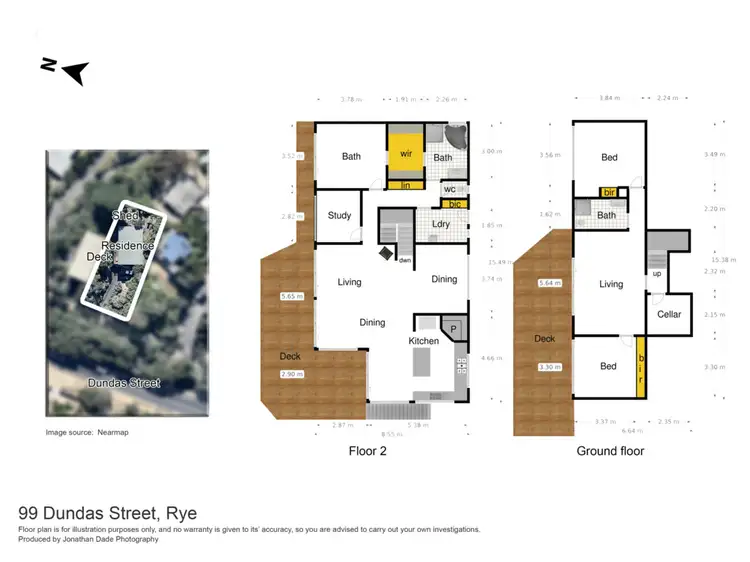 Floorplan of Homely house listing, 99 Dundas Street, Rye VIC 3941