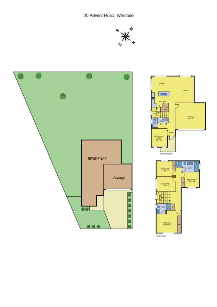 Floorplan of Homely house listing, 20 Advent Road, Werribee VIC 3030