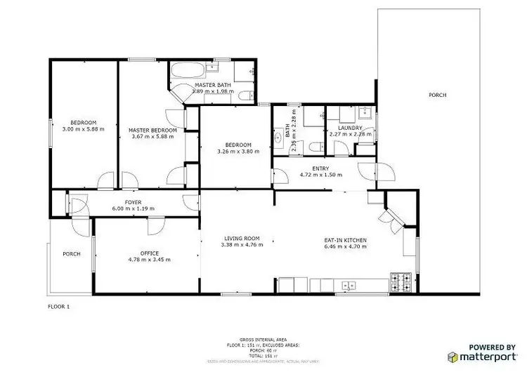 Floorplan of Homely house listing, 82 Sylvester Street, Coolgardie WA 6429