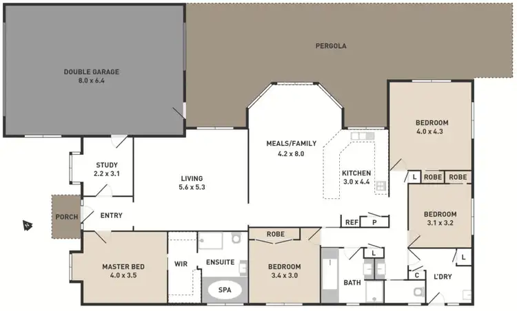 Floorplan of Homely house listing, 83 Catherine Drive, Hillside VIC 3037