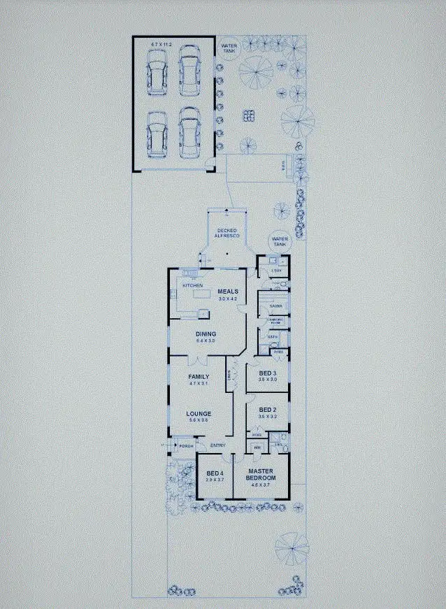 Floorplan of Homely house listing, 58 Elizabeth Street, Westmeadows VIC 3049