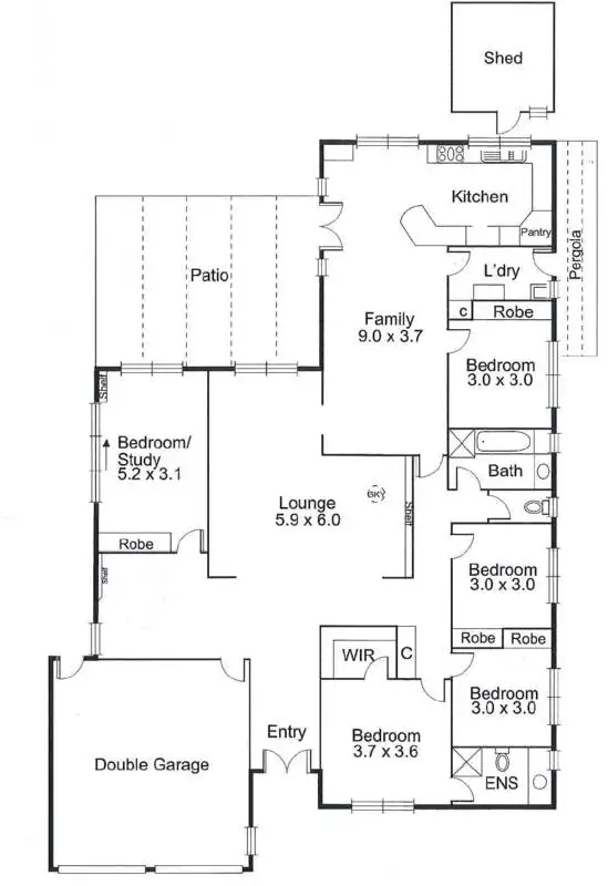 Floorplan of Homely house listing, 31 Rutherglen Way, Taylors Lakes VIC 3038