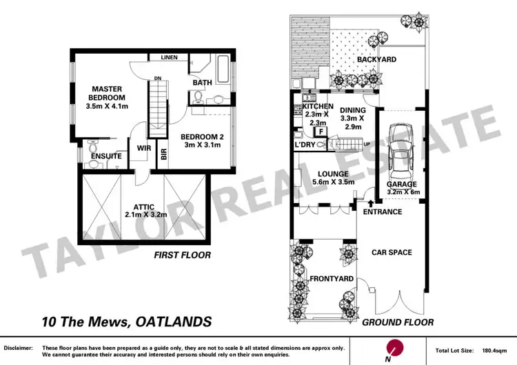 Floorplan of Homely townhouse listing, 10 The Mews, Oatlands NSW 2117