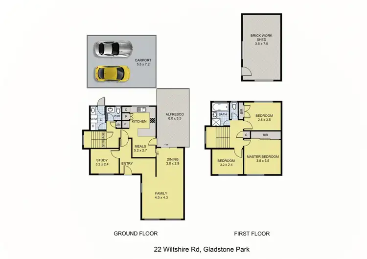 Floorplan of Homely house listing, 22 Wiltshire Road, Gladstone Park VIC 3043