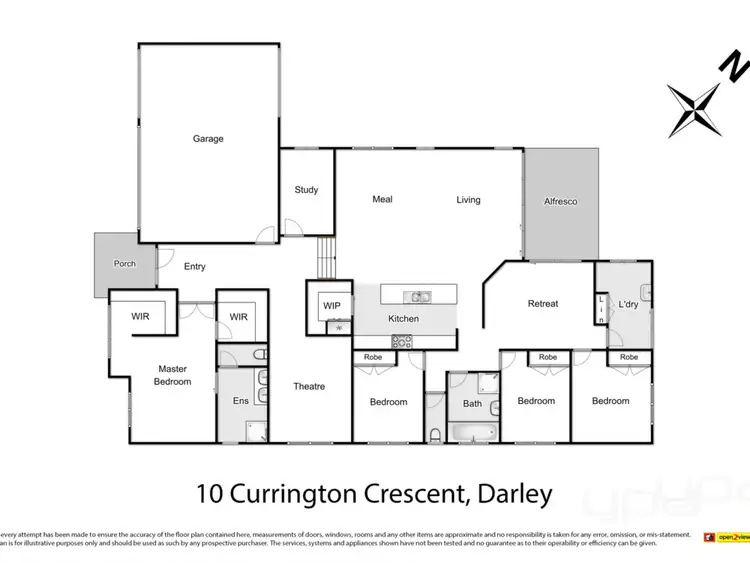 Floorplan of Homely house listing, 10 Currington Crescent, Darley VIC 3340