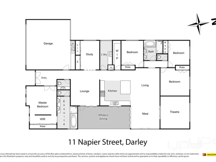 Floorplan of Homely house listing, 11 Napier Street, Darley VIC 3340