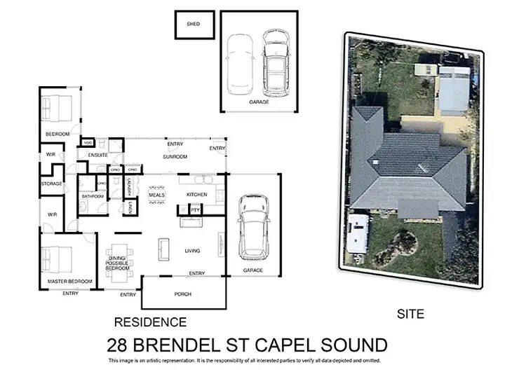 Floorplan of Homely house listing, 28 Brendel Street, Capel Sound VIC 3940