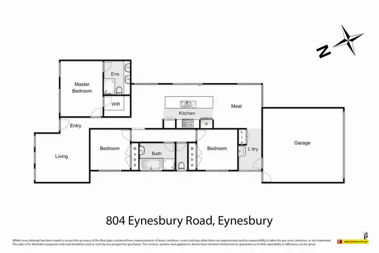 Floorplan of Homely house listing, 804 Eynesbury Road, Eynesbury VIC 3338