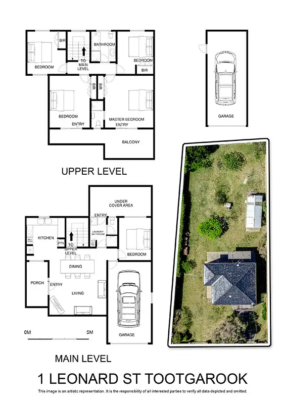 Floorplan of Homely house listing, 1 Leonard Street, Tootgarook VIC 3941