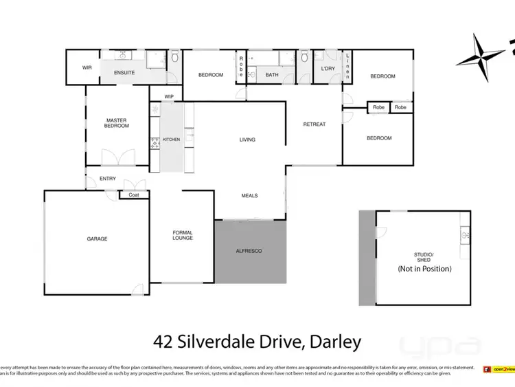 Floorplan of Homely house listing, 42 Silverdale Drive, Darley VIC 3340