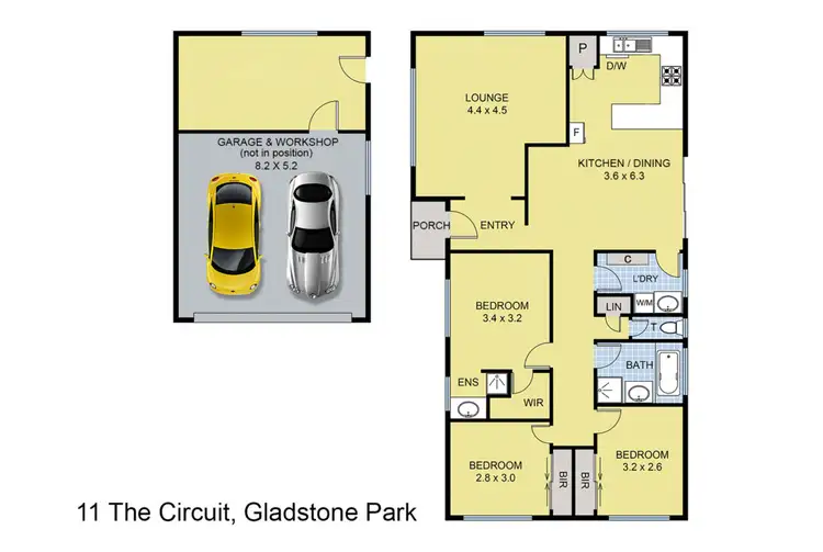 Floorplan of Homely house listing, 11 The Circuit, Gladstone Park VIC 3043