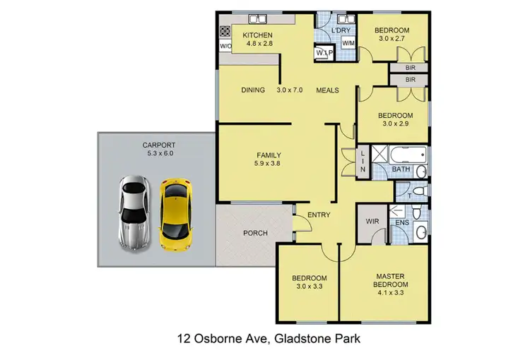 Floorplan of Homely house listing, 12 Osborne Avenue, Gladstone Park VIC 3043