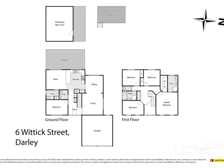 Floorplan of Homely house listing, 6 Wittick Street, Darley VIC 3340