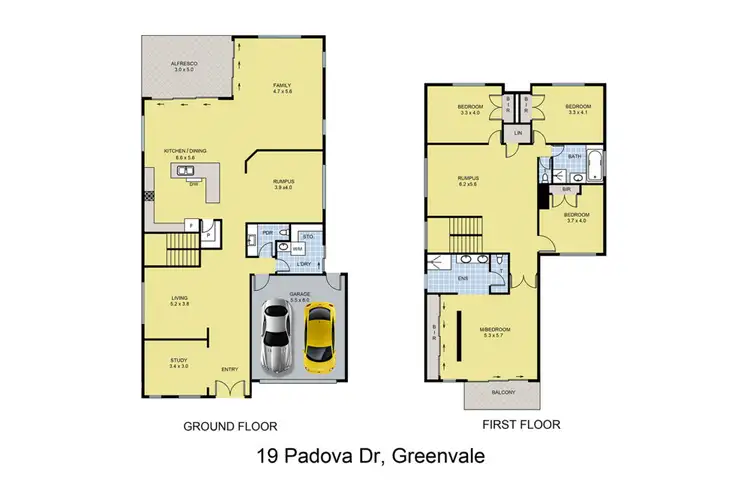 Floorplan of Homely house listing, 19 Padova Drive, Greenvale VIC 3059
