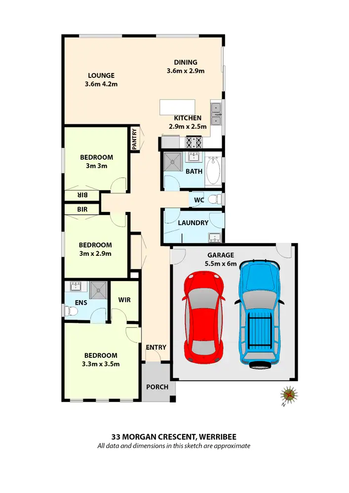 Floorplan of Homely house listing, 33 Morgan Crescent, Werribee VIC 3030