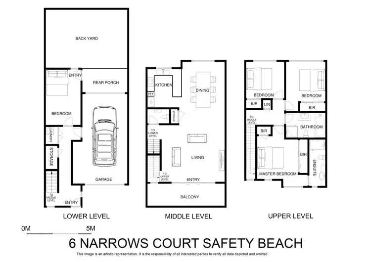 Floorplan of Homely townhouse listing, 6 Narrows Court, Safety Beach VIC 3936