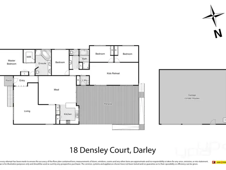 Floorplan of Homely house listing, 18 Densley Court, Darley VIC 3340