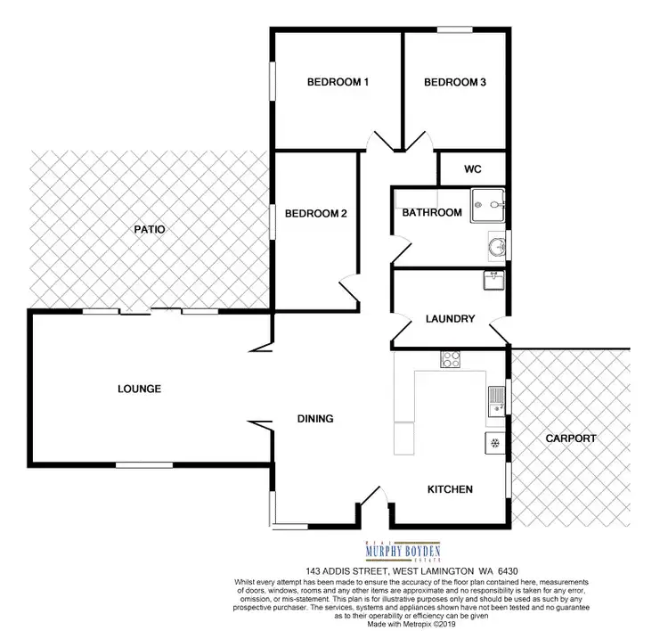 Floorplan of Homely house listing, 143 Addis Street, West Lamington WA 6430