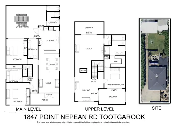 Floorplan of Homely house listing, 1847 Point Nepean Road, Tootgarook VIC 3941