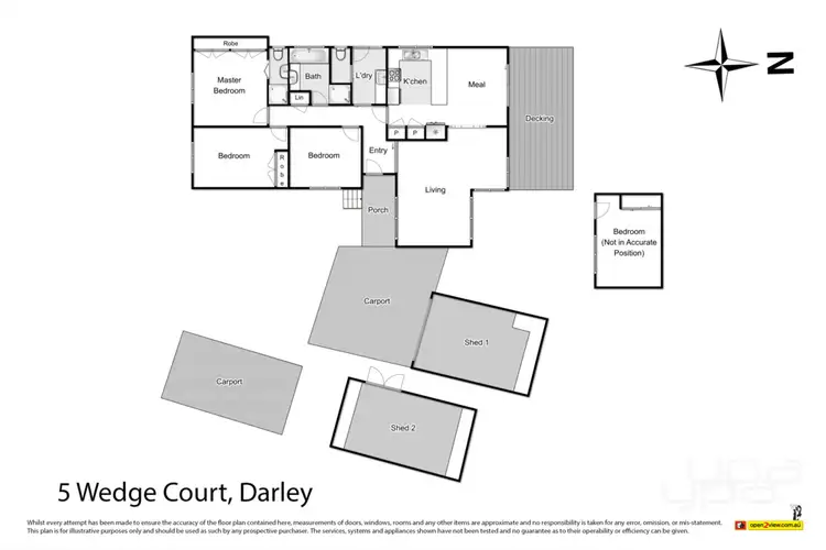 Floorplan of Homely house listing, 5 Wedge Court, Darley VIC 3340