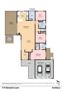 Floorplan of Homely house listing, 114 Stewarts Lane, Sunbury VIC 3429