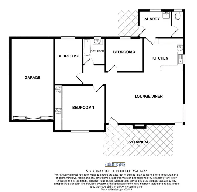 Floorplan of Homely house listing, 57A York Street, Boulder WA 6432
