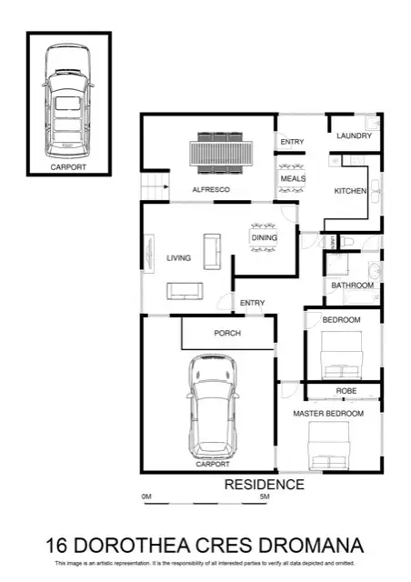 Floorplan of Homely house listing, 16 Dorothea Crescent, Dromana VIC 3936