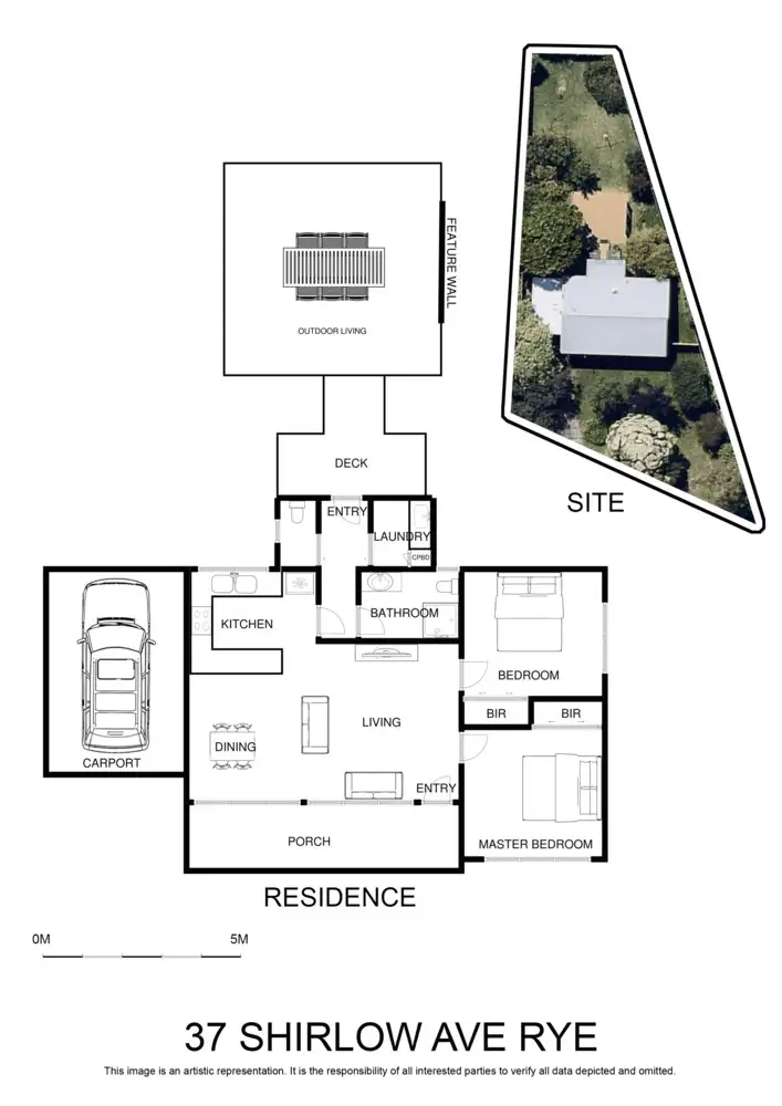 Floorplan of Homely house listing, 37 Shirlow Avenue, Rye VIC 3941