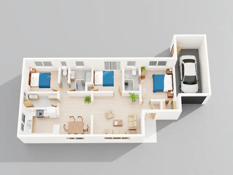 Floorplan of Homely unit listing, 2/20 Norman Street, St Albans VIC 3021