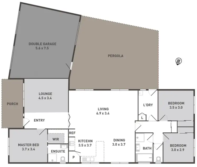Floorplan of Homely house listing, 31 McNicholl Way, Delahey VIC 3037