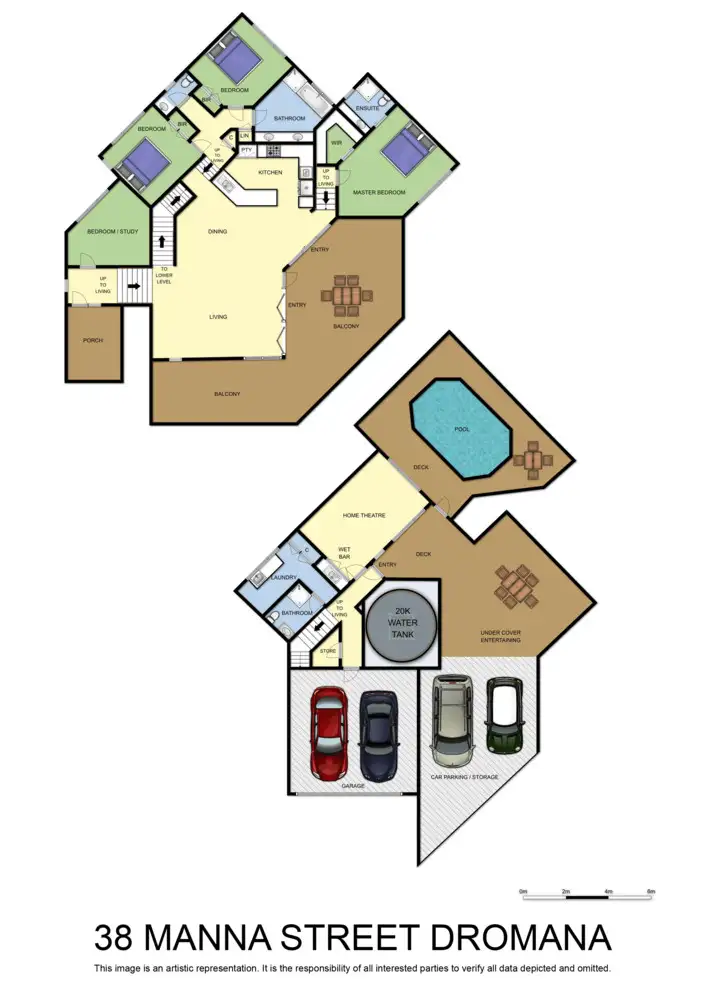 Floorplan of Homely house listing, 38 Manna Street, Dromana VIC 3936