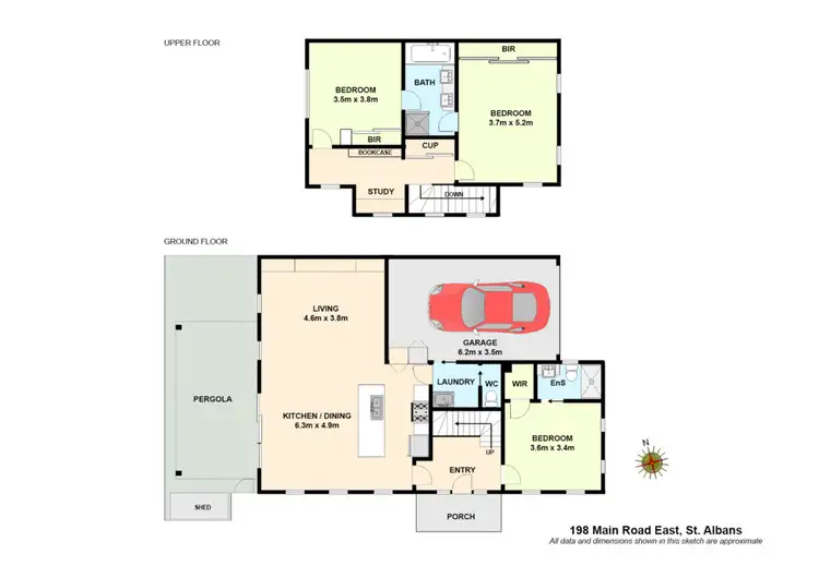 Floorplan of Homely house listing, 198 Main Road East, St Albans VIC 3021