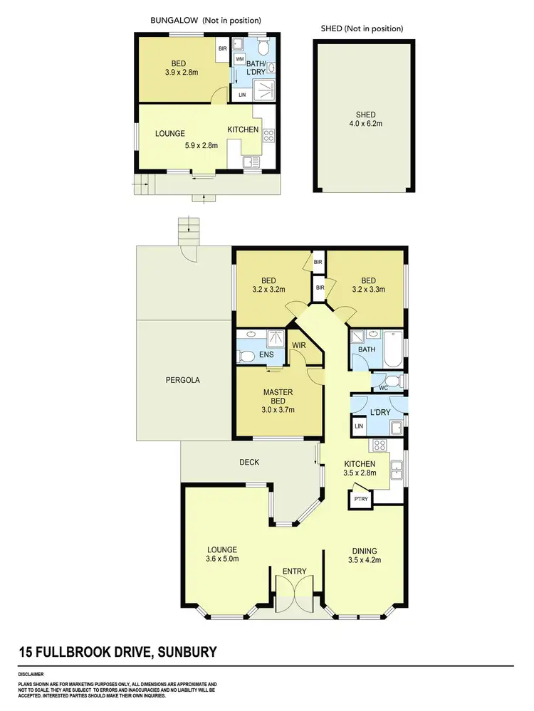 Floorplan of Homely house listing, 15 Fullbrook Drive, Sunbury VIC 3429