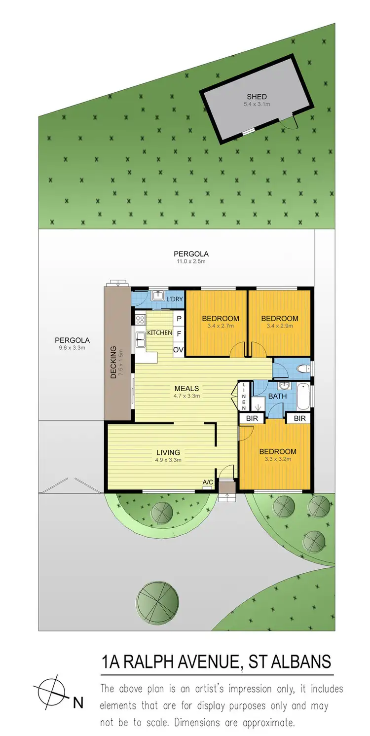 Floorplan of Homely house listing, 1A Ralph Avenue, St Albans VIC 3021