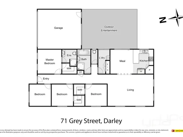 Floorplan of Homely house listing, 71 Grey Street, Darley VIC 3340