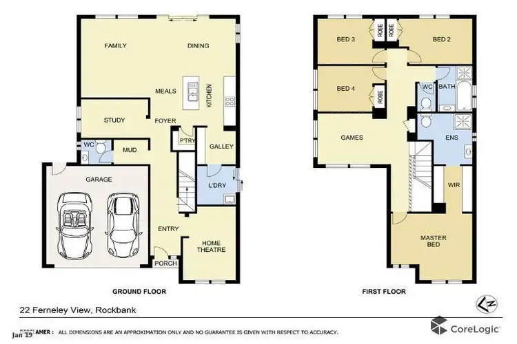 Floorplan of Homely house listing, 22 Ferneley View, Aintree VIC 3336
