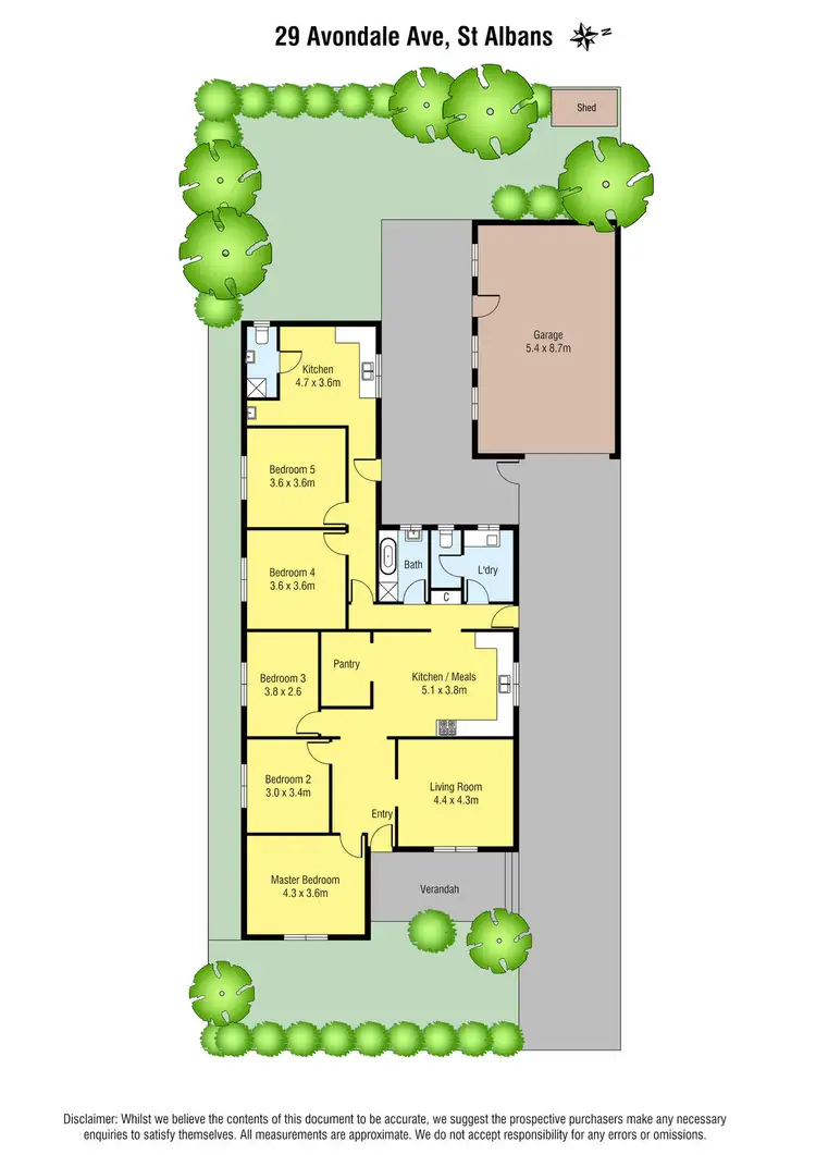 Floorplan of Homely house listing, 29 Avondale Avenue, St Albans VIC 3021