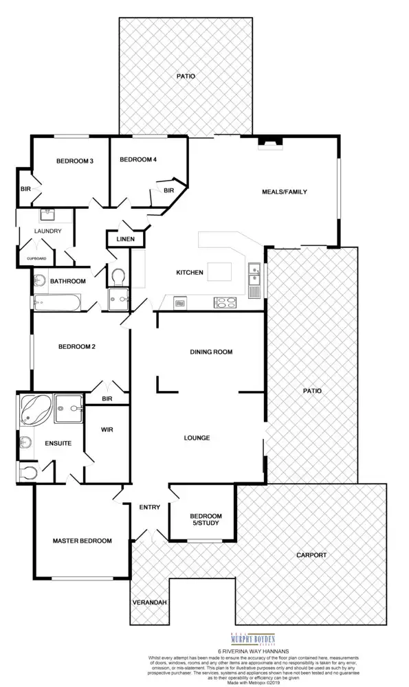 Floorplan of Homely house listing, 6 Riverina Way, Hannans WA 6430