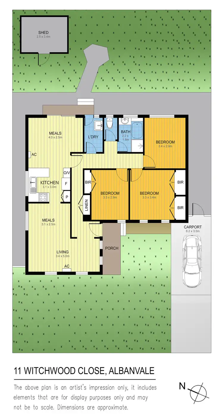 Floorplan of Homely house listing, 11 Witchwood Close, Albanvale VIC 3021