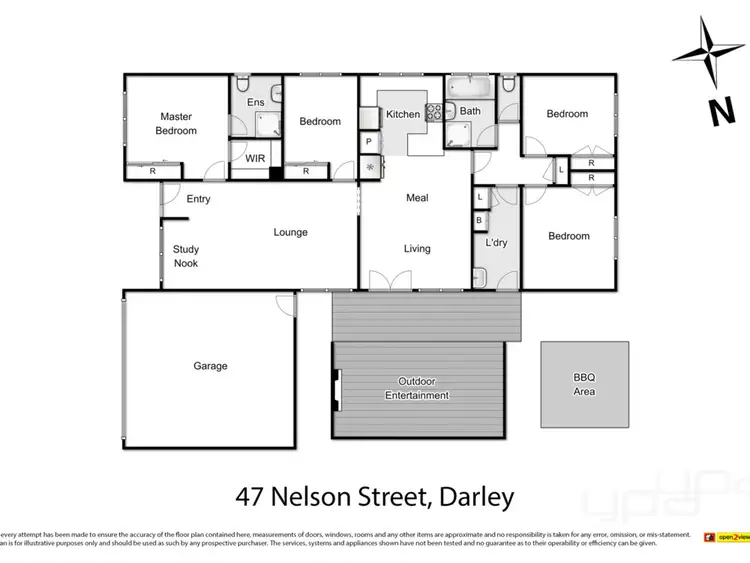 Floorplan of Homely house listing, 47 Nelson Street, Darley VIC 3340