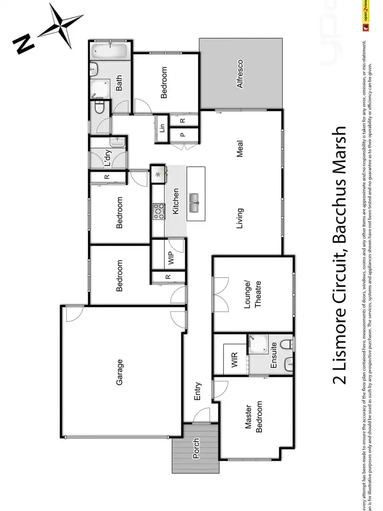 Floorplan of Homely house listing, 2 Lismore Circuit, Bacchus Marsh VIC 3340