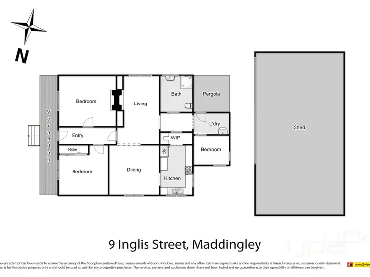 Floorplan of Homely house listing, 9 Inglis Street, Maddingley VIC 3340