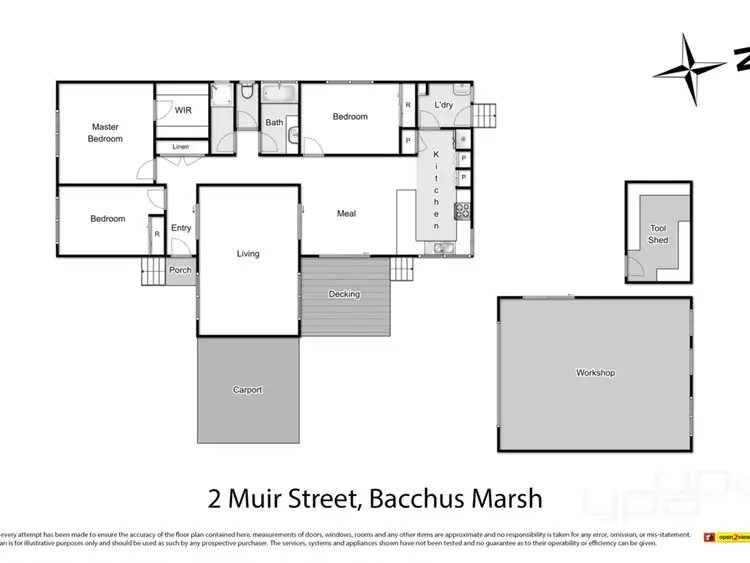 Floorplan of Homely house listing, 2 Muir Street, Bacchus Marsh VIC 3340