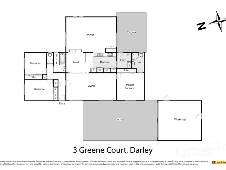 Floorplan of Homely house listing, 3 Greene Court, Darley VIC 3340